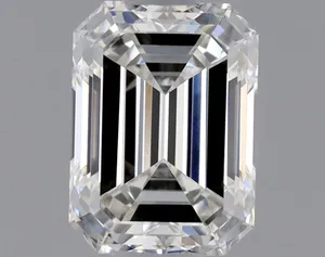 0.41ct EMERALD F VVS2 Natural diamond