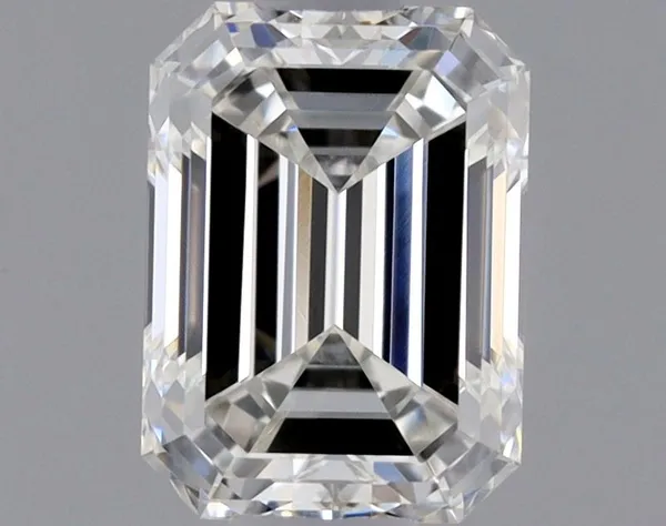 0.41ct EMERALD F VVS2 Natural diamond