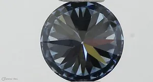 0.35ct ROUND Fancy Vivid Blue VS2 Coloured Lab diamond