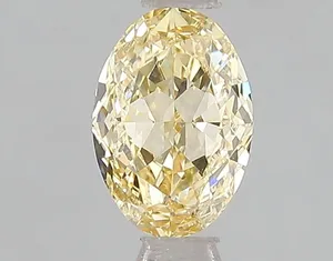 1.09ct OVAL Fancy Intense Yellow VS1 Coloured Lab diamond