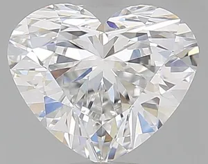 0.49ct HEART E VS1 Natural diamond