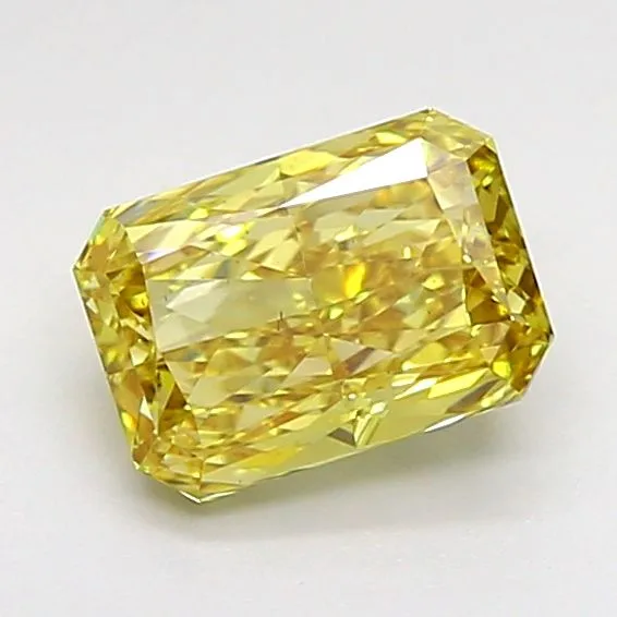 1.03ct RADIANT Fancy Brownish Yellow VS2 Coloured Lab diamond