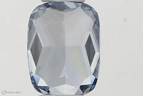 0.61ct CUSHION Fancy Vivid Blue SI1 Coloured Lab diamond