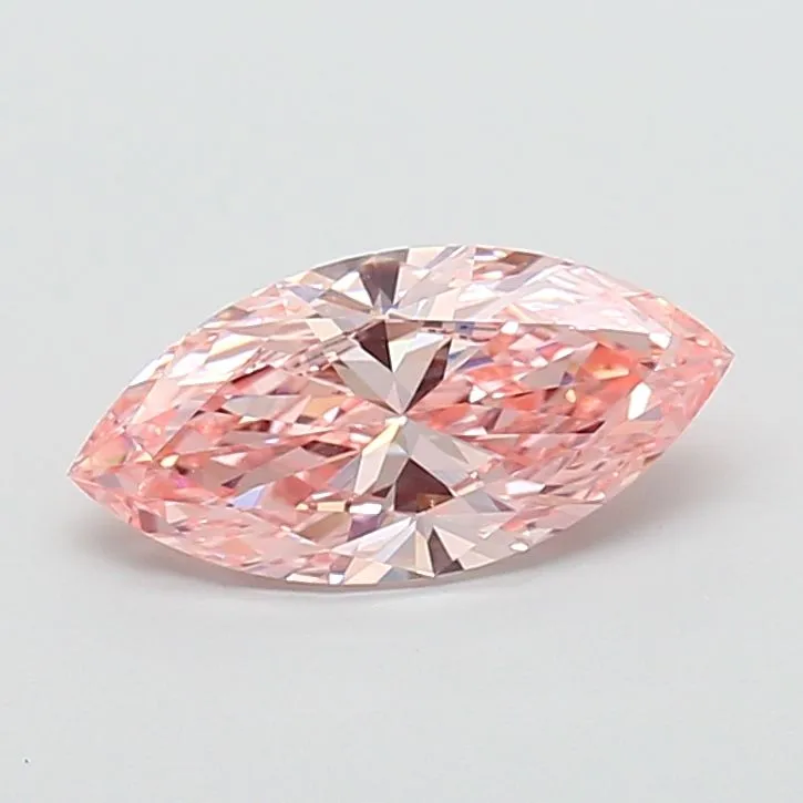 2.04ct MARQUISE Fancy Vivid Pink VS1 Coloured Lab diamond