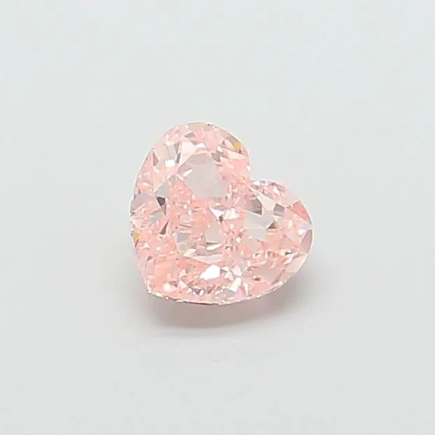 1.06ct HEART Fancy Intense Pink VVS2 Coloured Lab diamond