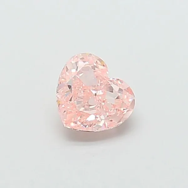 1.06ct HEART Fancy Intense Pink VVS2 Coloured Lab diamond