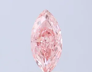 1.24ct MARQUISE Fancy Intense Brownish Pink VS2 Coloured Lab diamond