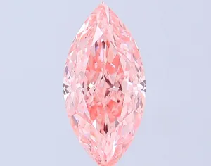 2.5ct MARQUISE Fancy Vivid Pink SI1 Coloured Lab diamond