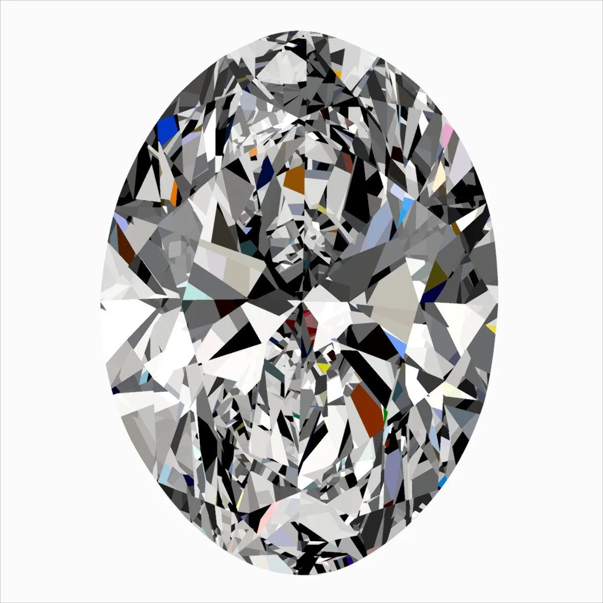 0.37ct OVAL E SI2 Natural diamond
