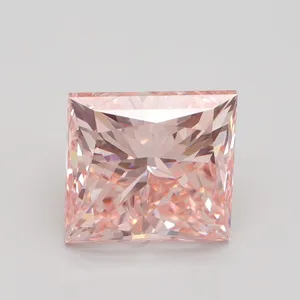 5ct PRINCESS Fancy Intense Pink VS2 Coloured Lab diamond