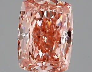 1.06ct CUSHION Fancy Vivid Pink VVS2 Coloured Lab diamond