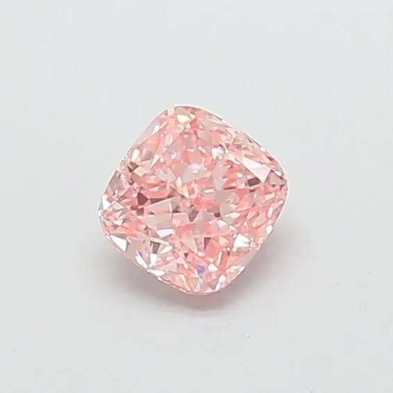 1ct CUSHION Fancy Vivid Pink VVS2 Coloured Lab diamond