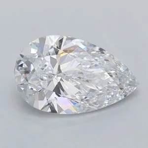 0.77ct PEAR D IF Lab diamond