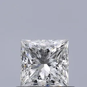 0.58ct PRINCESS F VVS1 Natural diamond