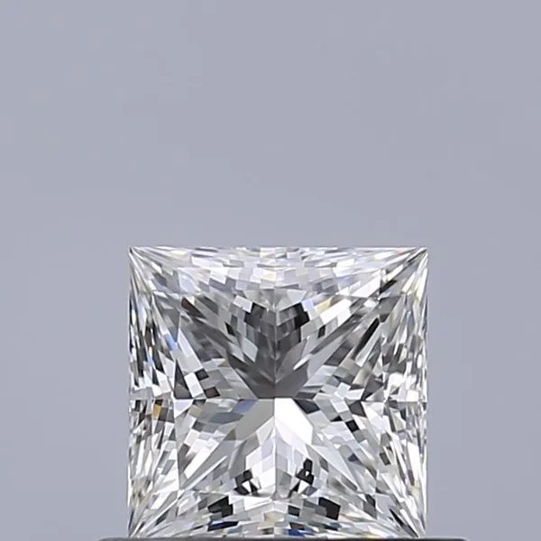 0.58ct PRINCESS F VVS1 Natural diamond