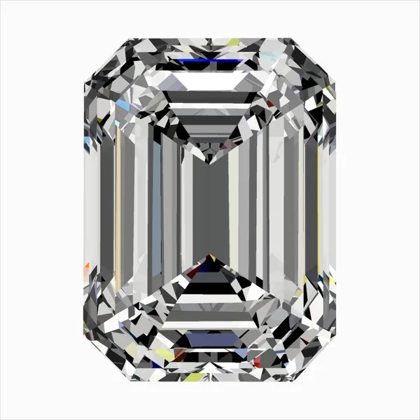 0.41ct EMERALD H VVS2 Natural diamond