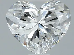 0.55ct HEART E VVS1 Natural diamond