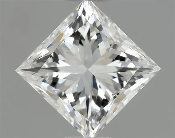 0.62ct PRINCESS F VVS2 Natural diamond
