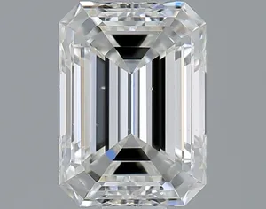 0.7ct EMERALD F VS2 Natural diamond