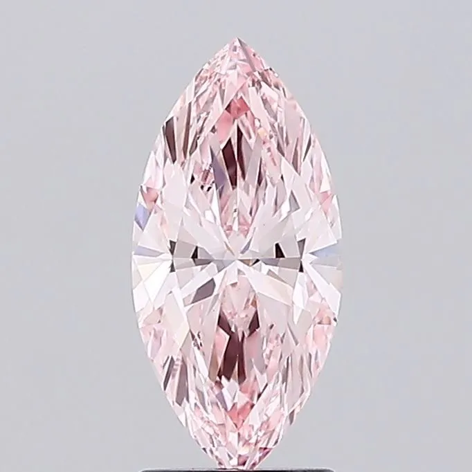 2.04ct MARQUISE Fancy Vivid Pink VS1 Coloured Lab diamond