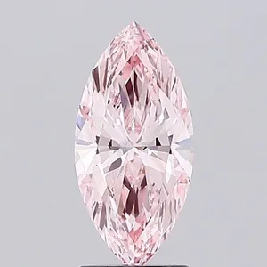 2.04ct MARQUISE Fancy Vivid Pink VS1 Coloured Lab diamond
