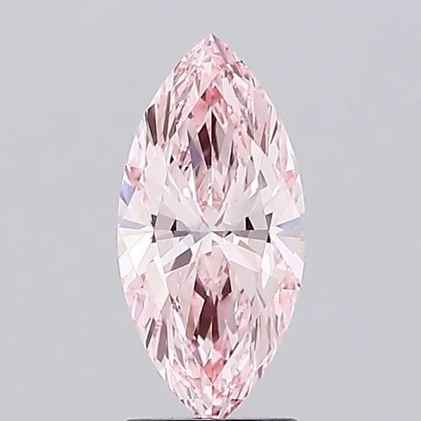 2.04ct MARQUISE Fancy Vivid Pink VS1 Coloured Lab diamond