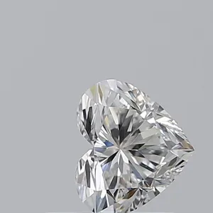 0.7ct HEART F VS2 Natural diamond