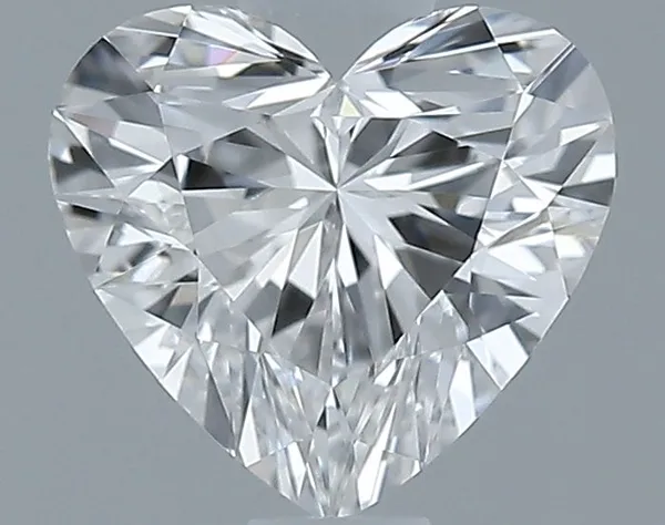 0.54ct HEART F VVS1 Natural diamond