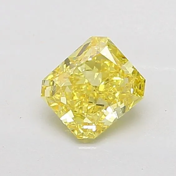 1.34ct RADIANT Fancy Intense Yellow VS1 Coloured Lab diamond