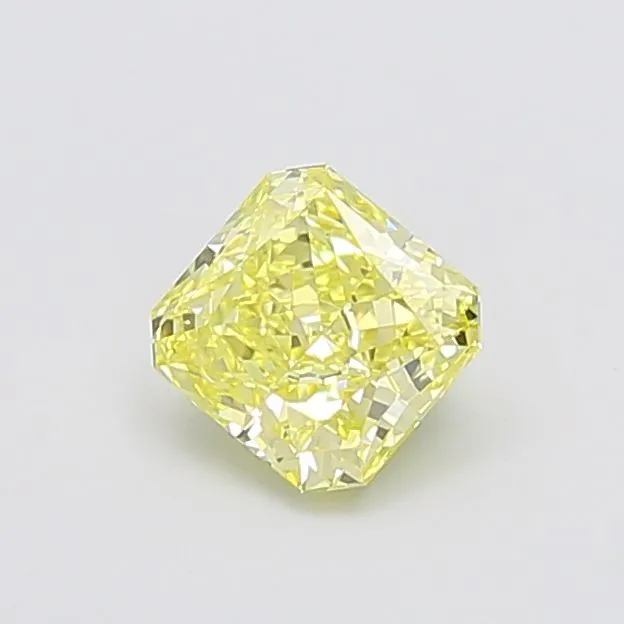 1.12ct RADIANT Fancy Intense Yellow VS1 Coloured Lab diamond