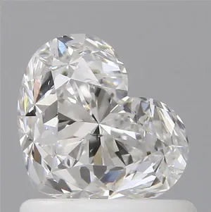 1ct HEART F SI1 Natural diamond