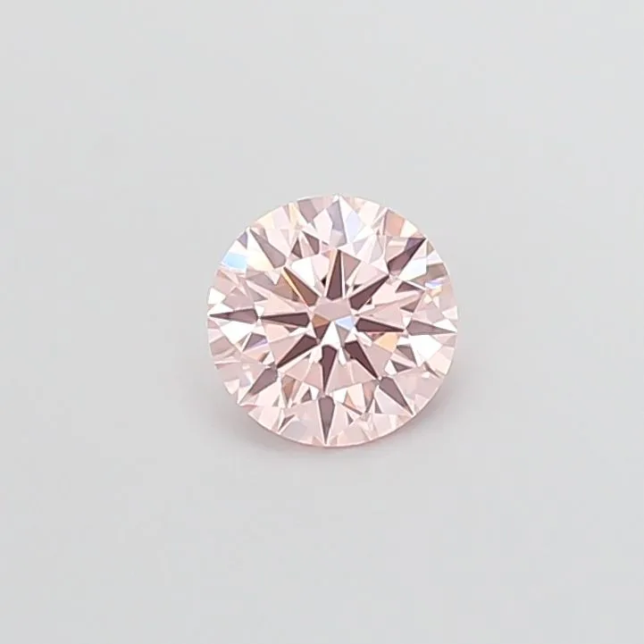 1.10ct ROUND Fancy Intense Pink VVS2 Coloured Lab diamond