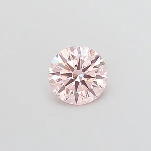 1.1ct ROUND Fancy Intense Pink VVS2 Coloured Lab diamond