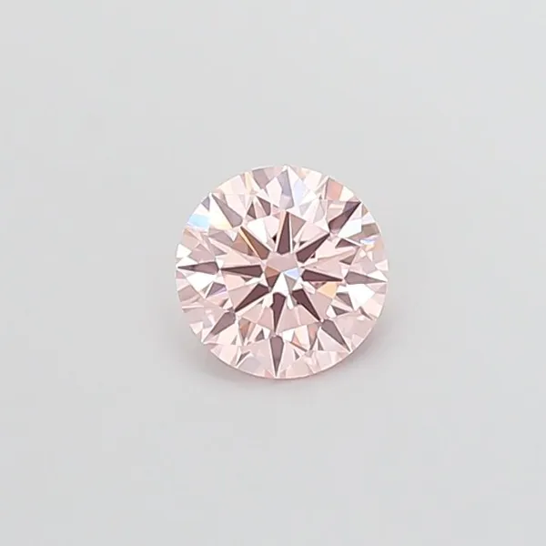 1.1ct ROUND Fancy Intense Pink VVS2 Coloured Lab diamond