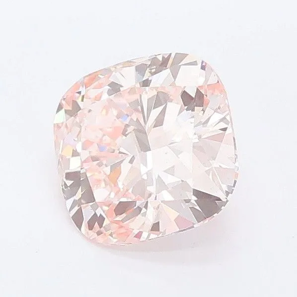 1.01ct CUSHION Fancy Intense Pink VS1 Coloured Lab diamond