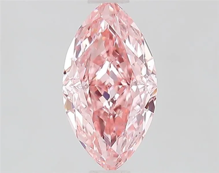 1.09ct MARQUISE Fancy Vivid Pink VS1 Coloured Lab diamond