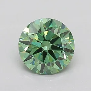 0.73ct ROUND Fancy Vivid Blue VS1 Coloured Lab diamond