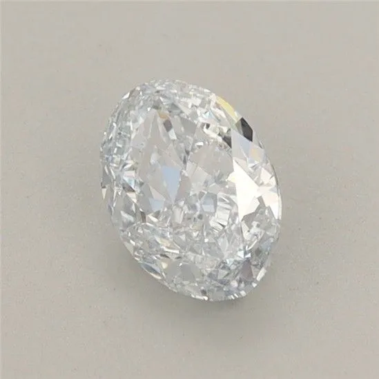 0.72ct OVAL Fancy Blue VS1 Coloured Lab diamond