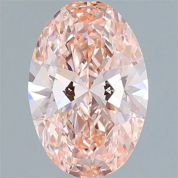1.02ct OVAL Fancy Intense Pink VVS2 Coloured Lab diamond