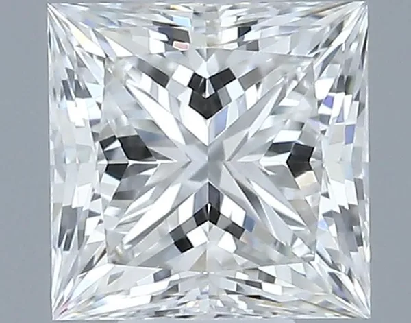0.5ct PRINCESS F VVS2 Natural diamond