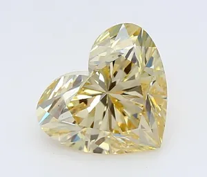 1.51ct HEART Fancy Intense Yellow VS2 Coloured Lab diamond
