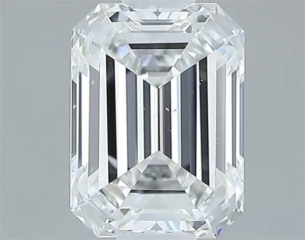0.57ct EMERALD F VS2 Natural diamond