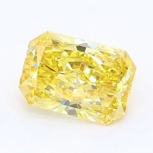1.22ct RADIANT Fancy Intense Yellow VVS2 Coloured Lab diamond