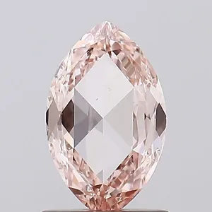 1.03ct MARQUISE Fancy Light Pink VS1 Coloured Lab diamond