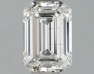 0.81ct EMERALD F VS2 Lab diamond