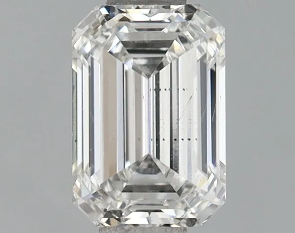 0.81ct EMERALD F VS2 Lab diamond