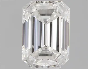 0.32ct EMERALD F VS1 Natural diamond