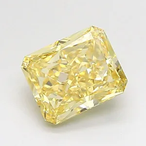 1.13ct RADIANT Fancy Yellow VVS1 Coloured Lab diamond