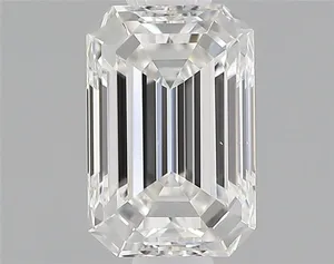 0.41ct EMERALD F VS1 Natural diamond