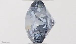 0.31ct ROUND Fancy Vivid Blue VVS1 Coloured Lab diamond
